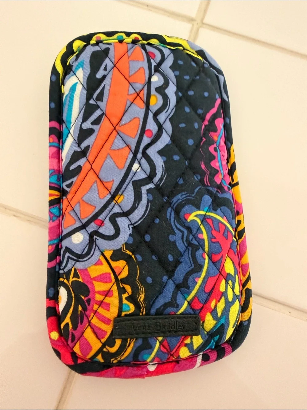 Vera Bradley Quilted Eyeglasses Sunglasses Case New Excellent Condition